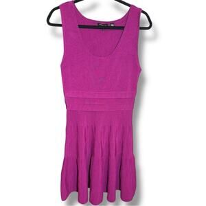 Ted Baker London Langley Ribbed Knit Fit and Flare Dress